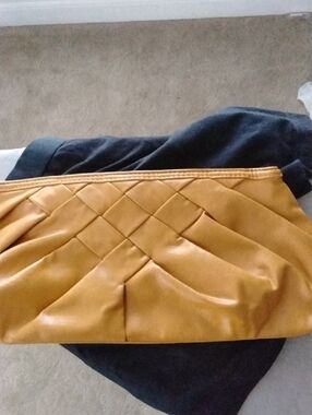 Arden B. Yellow Zip-Top Crossbody with Leopard Lining